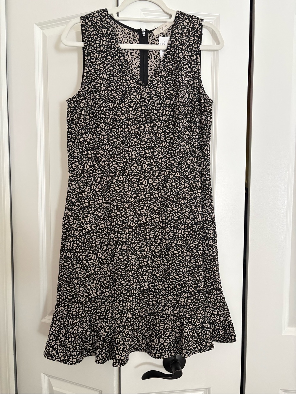 Animal print loft dress NWT
